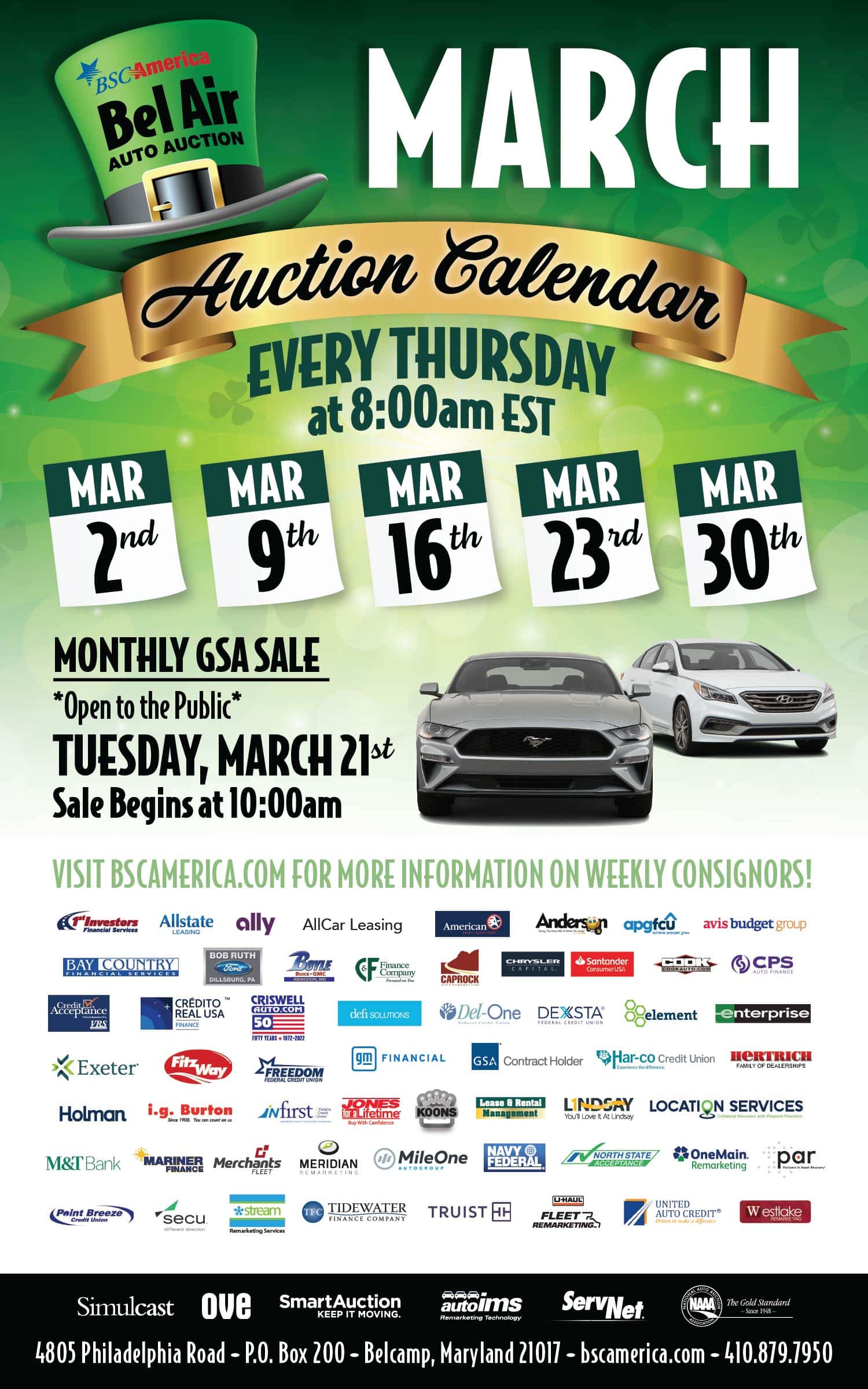 Bel Air Auto Auction Calendar & Events