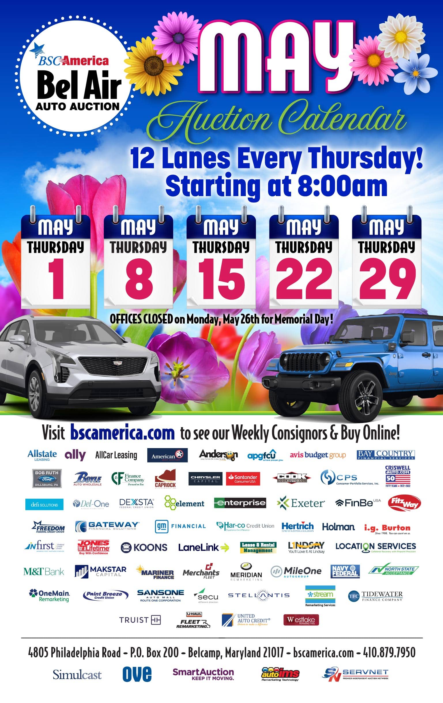 Bel Air Auto Auction Calendar & Events