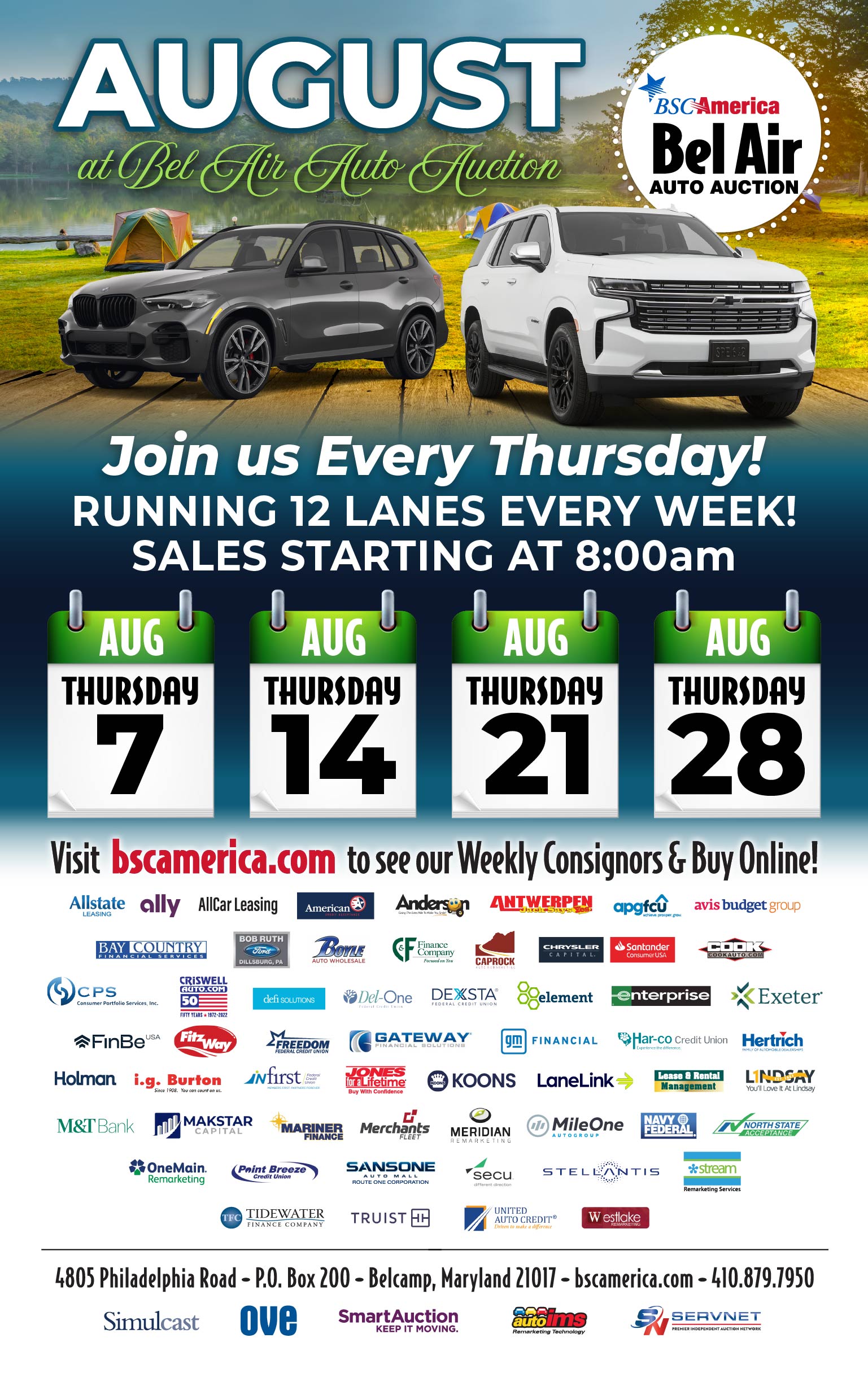 Bel Air Auto Auction Calendar & Events