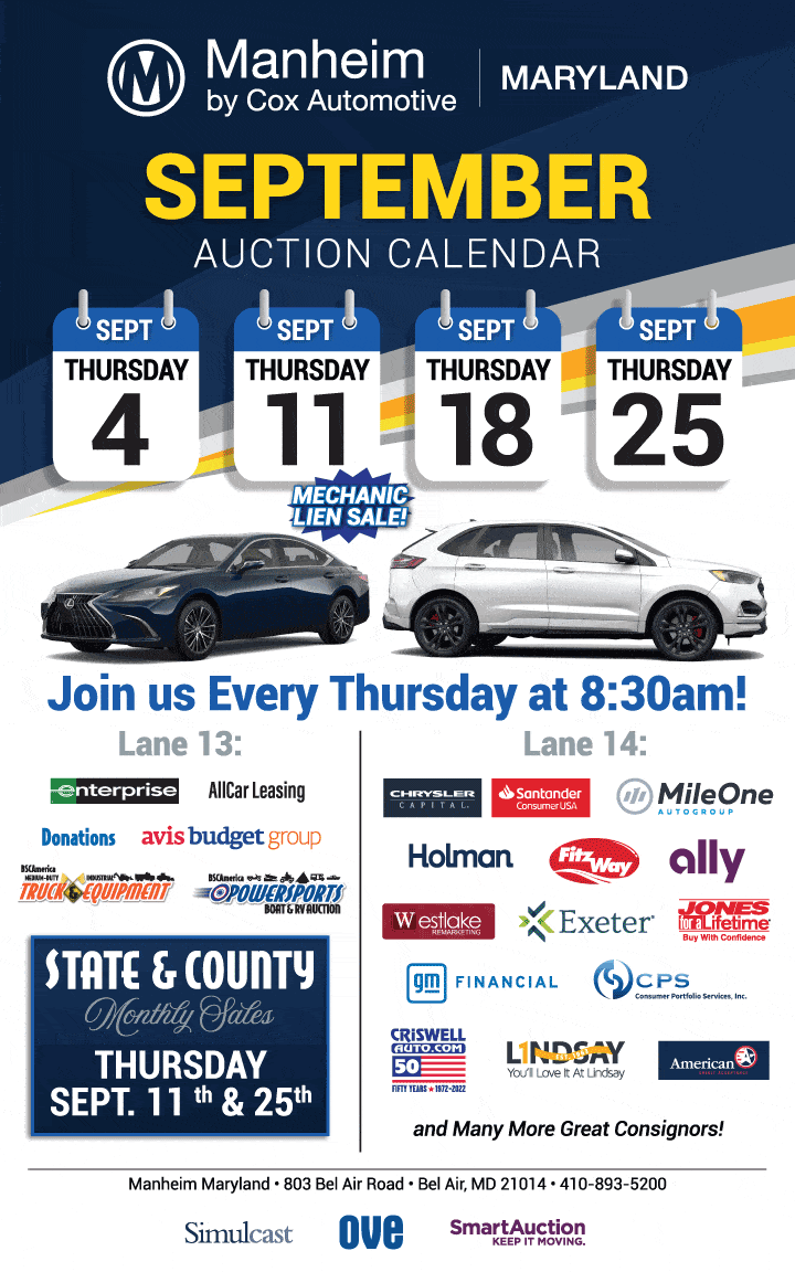 Clayton Station Auto Auction Calendar & Events