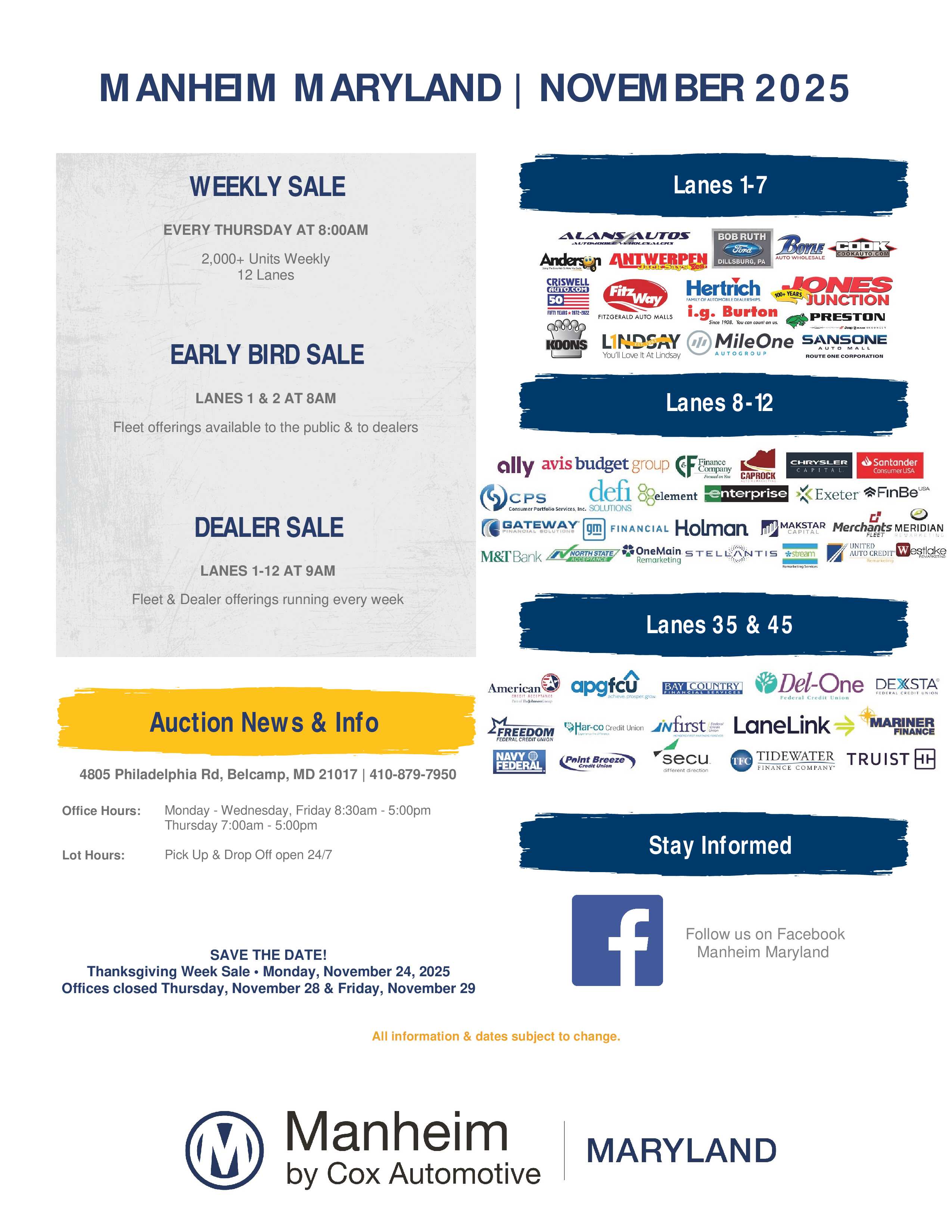 Bel Air Auto Auction Calendar & Events